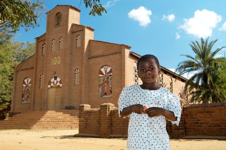 Mua Mission Post in Malawi