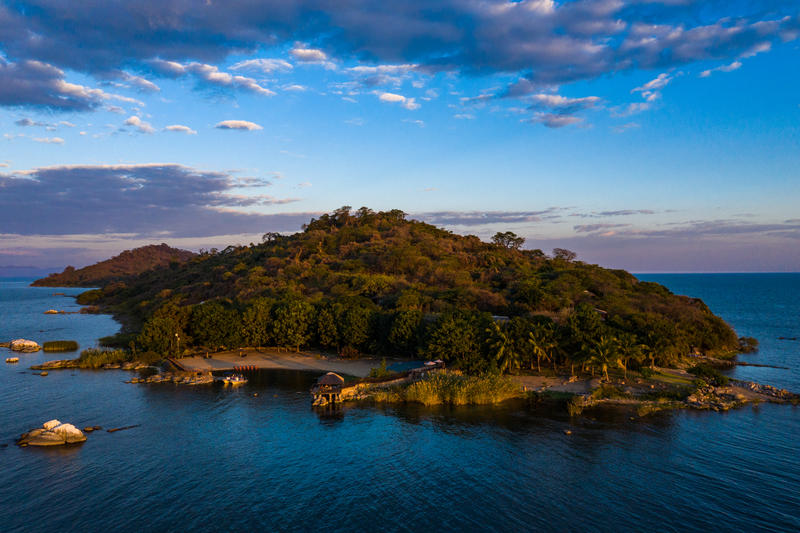 Blue Zebra Island Lodge op Marelli Islands Malawi (© Athira Mohan)