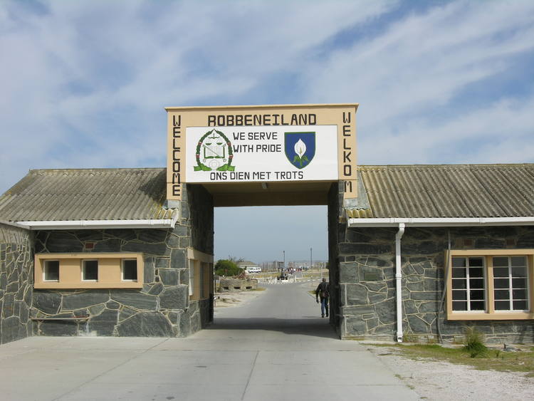 Gevangenis op Robben Island Zuid-Afrika (@UNESCO)