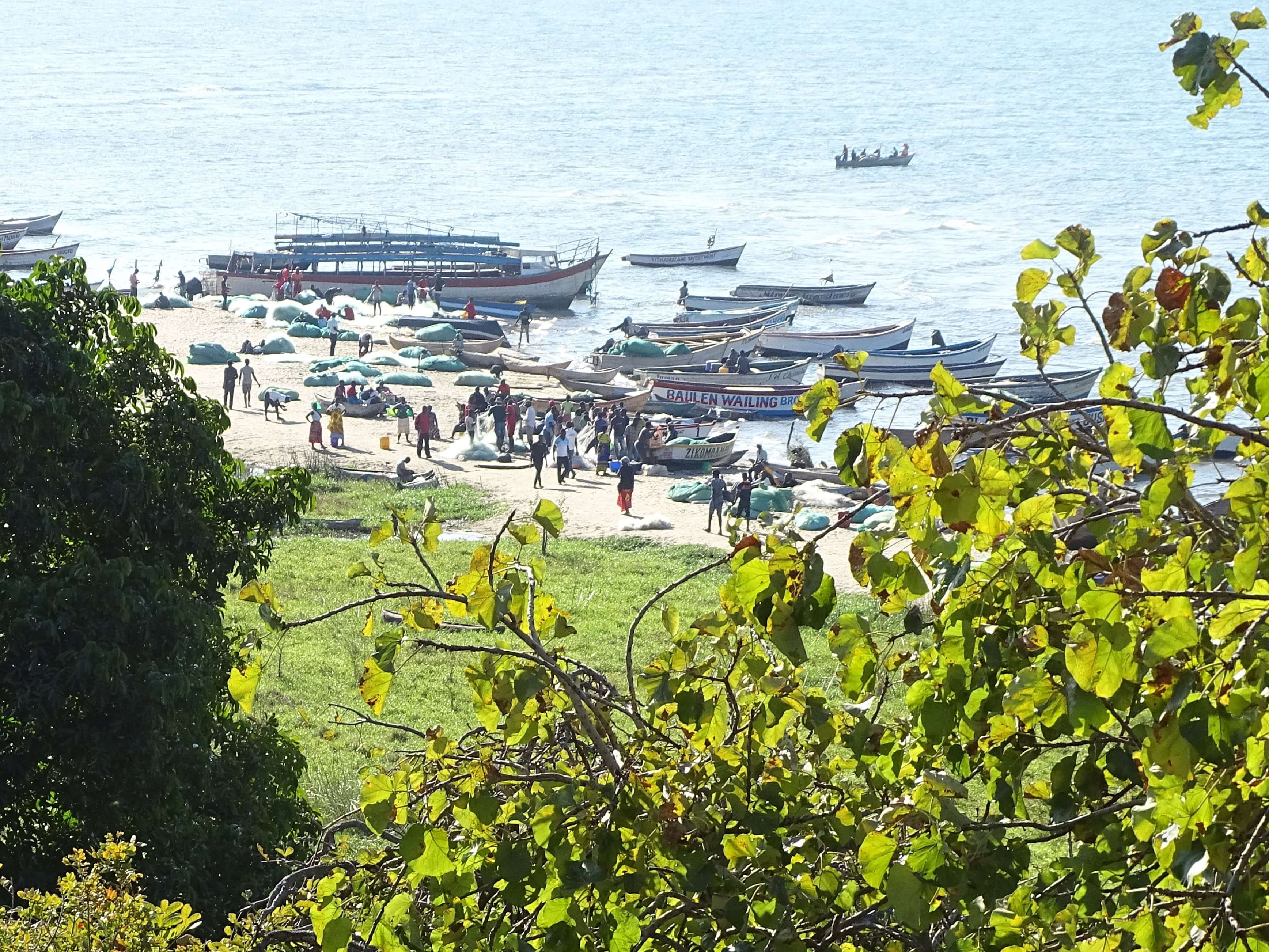 Senga Bay aan Lake Malawi