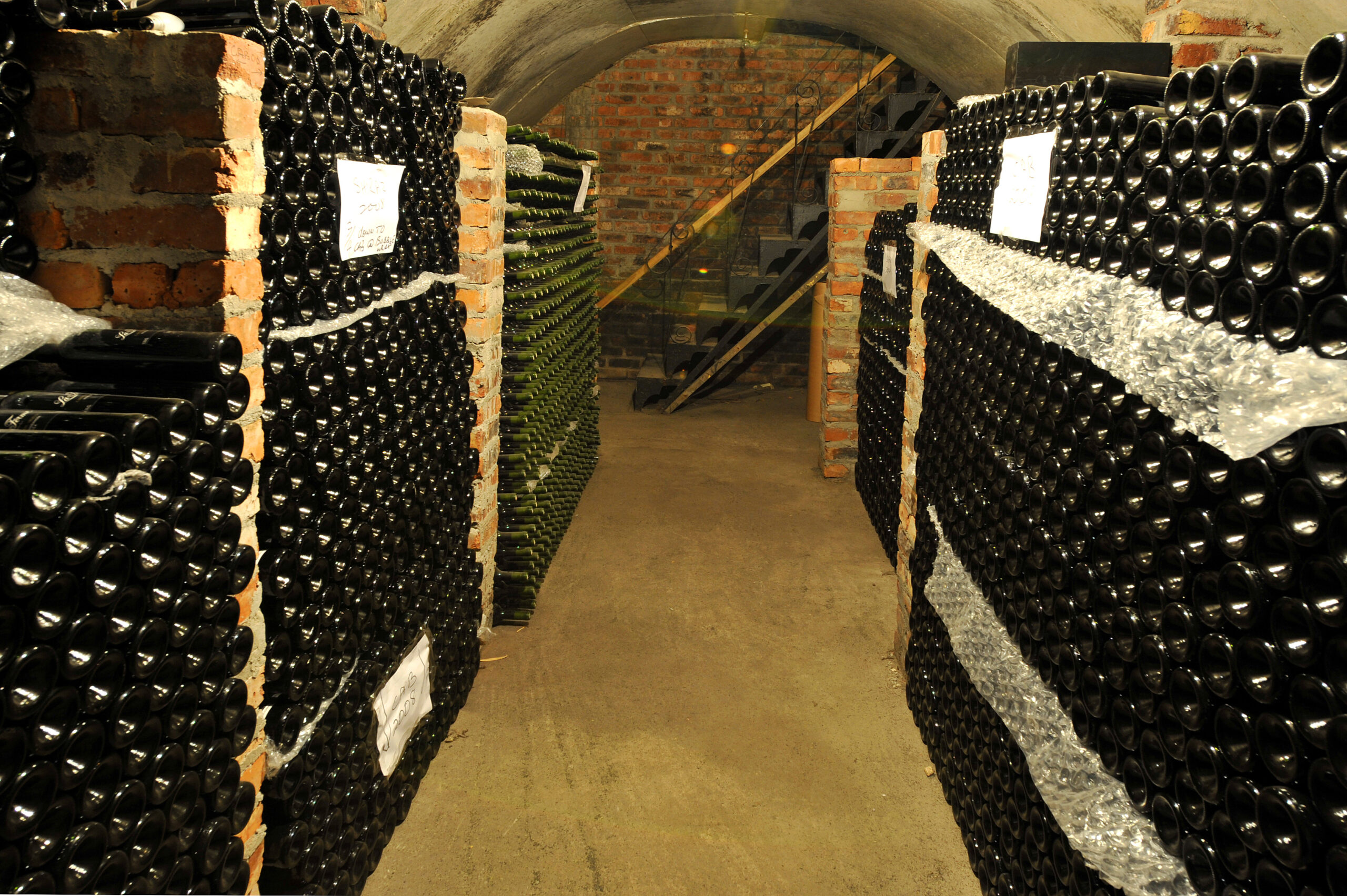 Wijnkelder in Franschhoek Zuid-Afrika