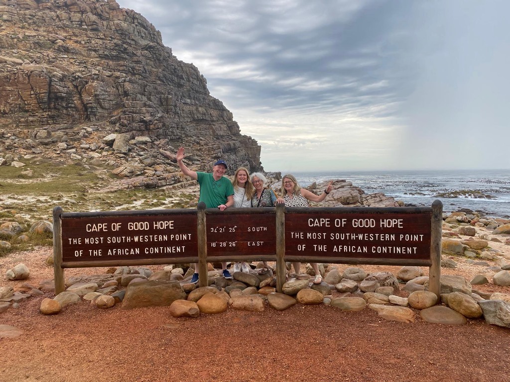 Familie van Berckel bij Kaap de Goede Hoop